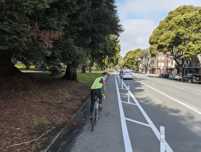 Fell Protected Bike Lane Opens, Telegraph Still in Trouble