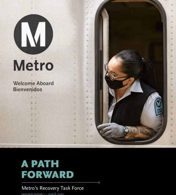 Metro COVID-19 Recovery Task Force Recommends Bus Lanes, Masks, Bicycling