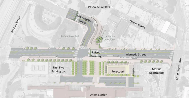 L.A. City Is Nixing Metro’s Pedestrian-Priority Plans for Union Station