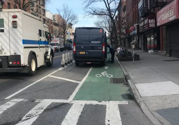 This Tech Could Stop Drivers from Double-Parking and Blocking Bike Lanes