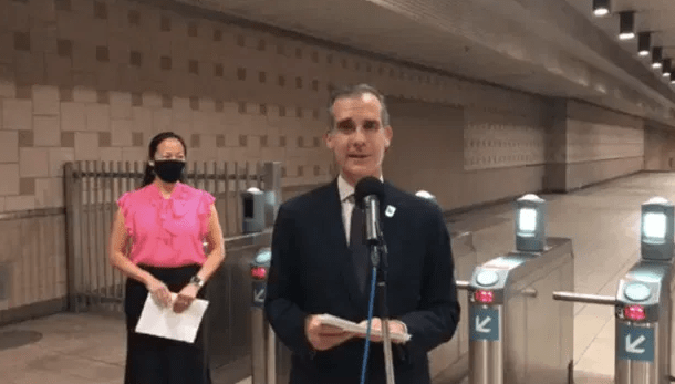 Mayor Garcetti Introduces New Metro TAP App – Riders Can Now Use Phone To Pay Fare