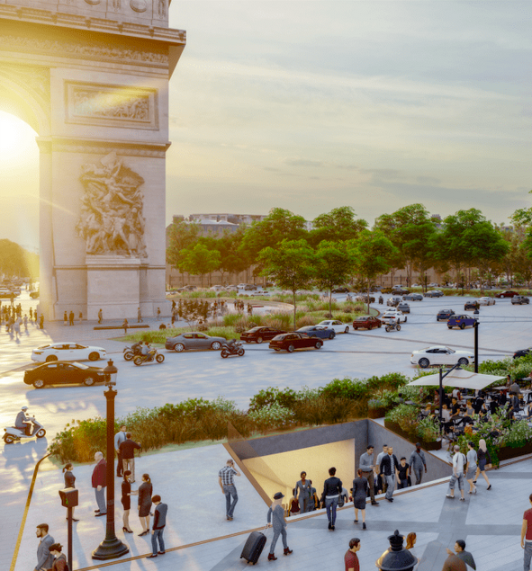 Champs-Élysées Makeover Inspires U.S. Advocates to Push for Better City Arterials