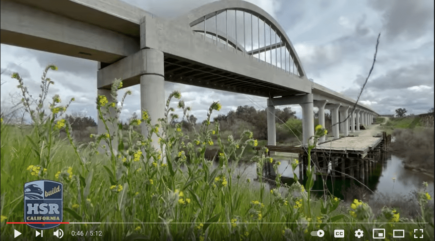 CA High Speed Rail Releases March Update: Lots of Video of Bridges and Future Rail