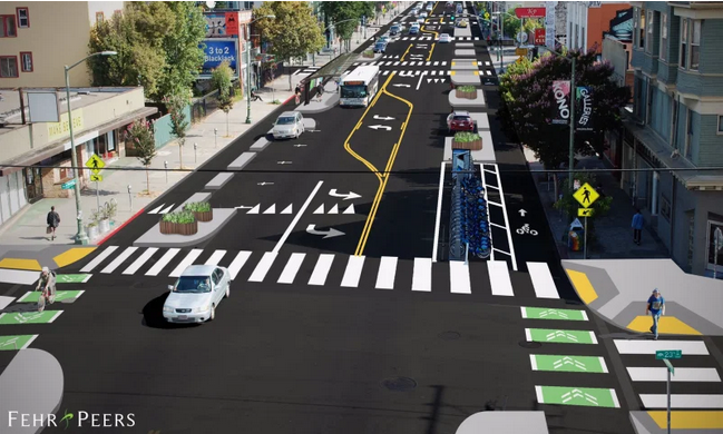 Bike East Bay Wants Your Help Saving Telegraph’s Protected Bike Lanes