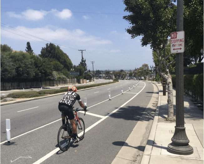 Eyes on the Street: Protected Bikeway in Avocado Heights