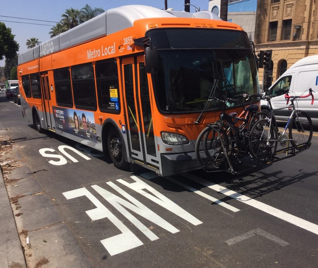 Eyes on the Street: New Bus Lanes on Alvarado Street
