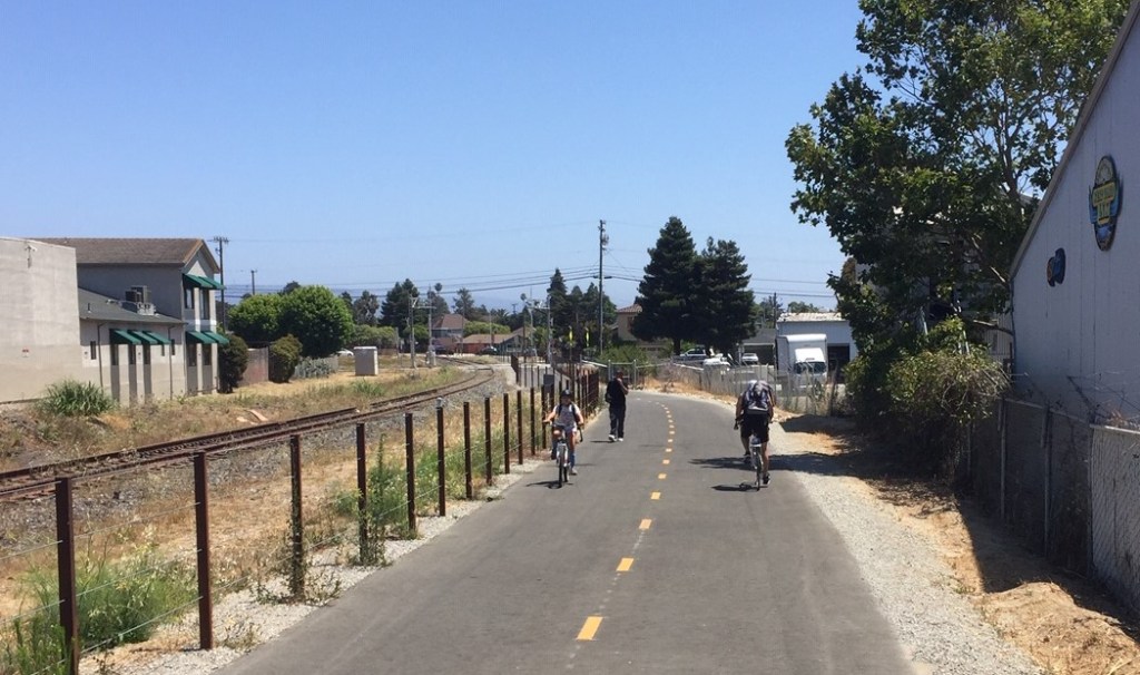 Eyes on the Street: New Coastal Rail Trail Segment in Santa Cruz