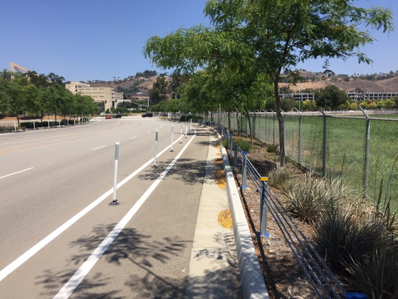 Eyes on the Street: Pomona Bikeways on Valley Boulevard and Kellogg Drive