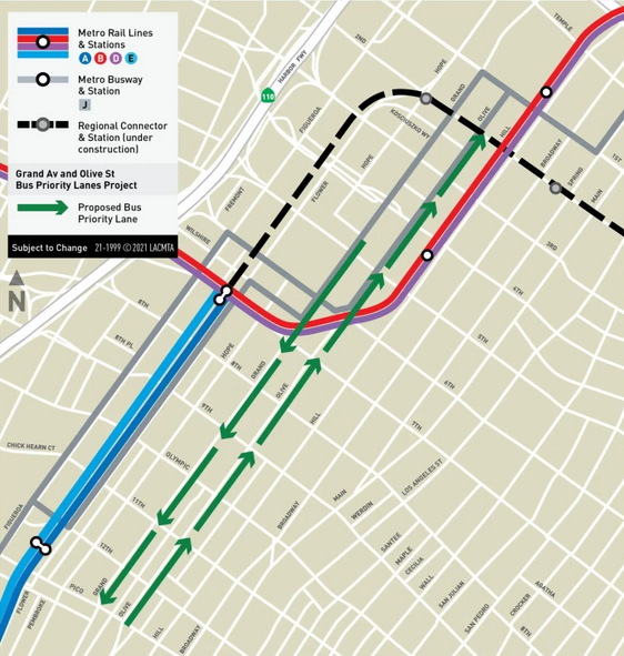 Bus-Only Lane Couplet Coming to Grand and Olive
