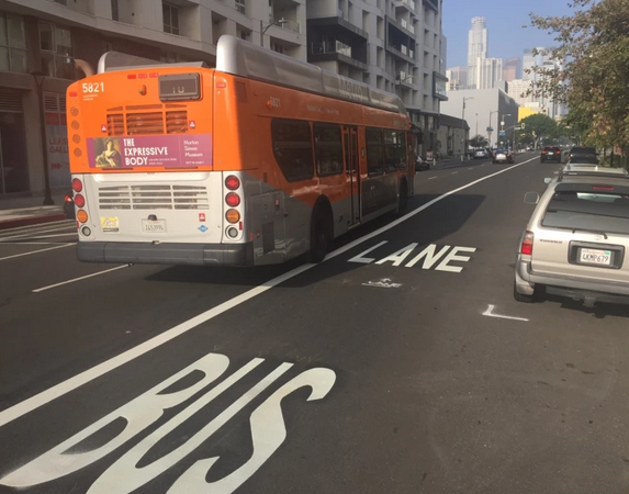 Eyes on the Street: More Bus-Only Lanes in DTLA