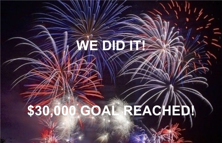 Thanks to You, We Reached our Fundraising Goal