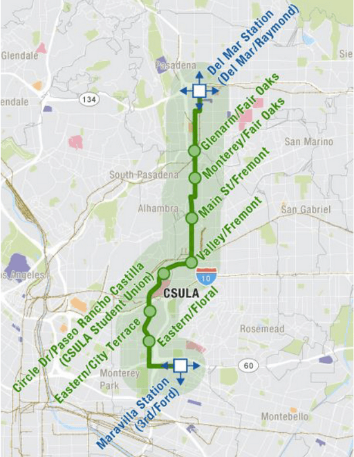 Study Maps Alternatives for New San Gabriel Valley Transit Investment