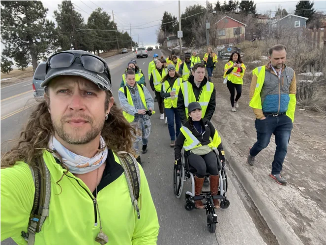 Colorado Traffic Engineers Walk (and Roll) a Mile in a Pedestrian’s Shoes