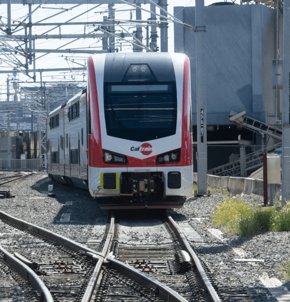 First Caltrain Electrics Arrive