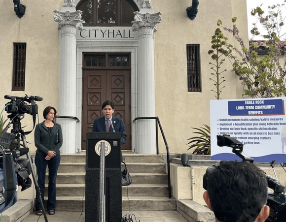 Councilmember Kevin de León Announces Support for Eagle Rock Bus Transit Plan