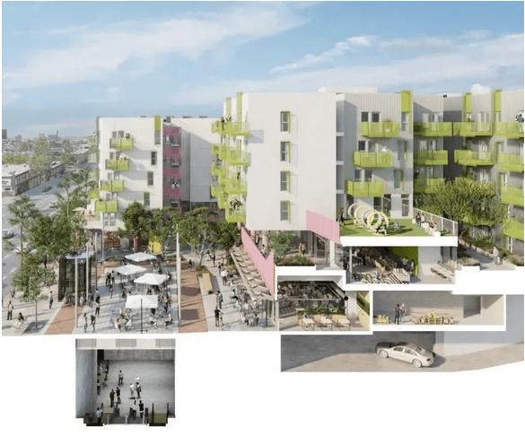 Affordable Housing Breaks Ground above Santa Monica/Vermont Metro Station