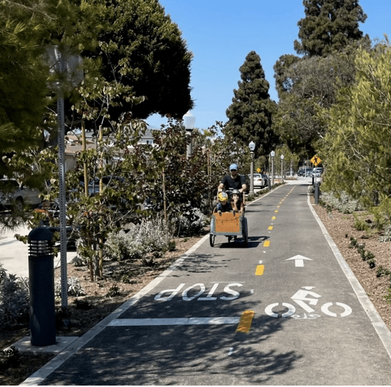 Eyes on the Street: Culver City’s Renovated Culver Blvd Bikeway