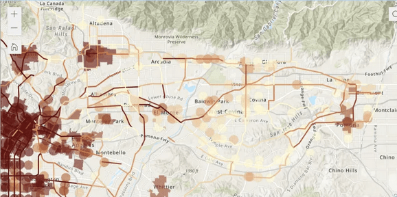 Interactive Map Shows Where L.A. Metro Thinks Multimodal Improvements Should Be Built