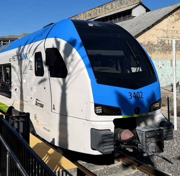 Ribbon Cut for New Arrow Train Service from Redlands to San Bernardino