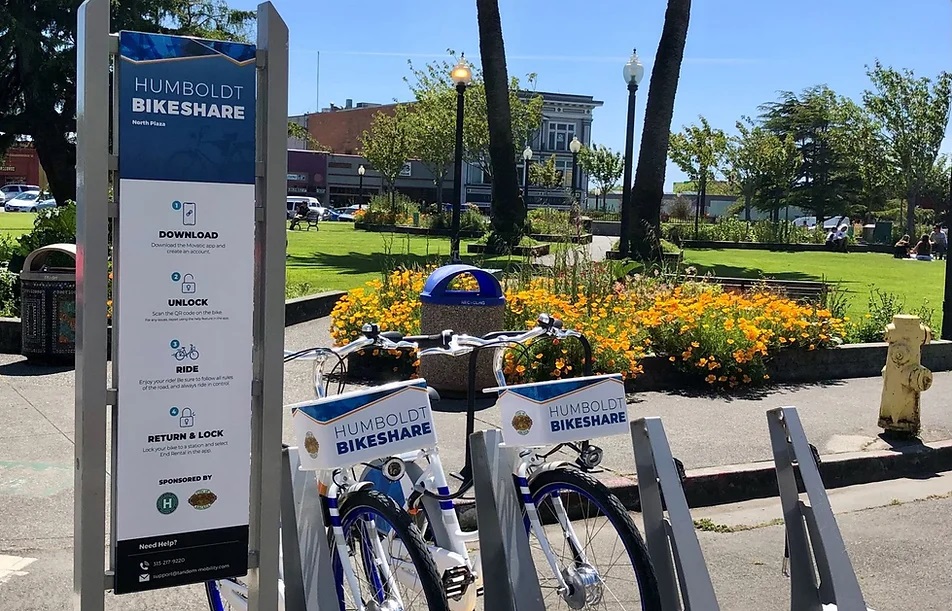 Arcata's Humboldt Bikeshare - photo via system website