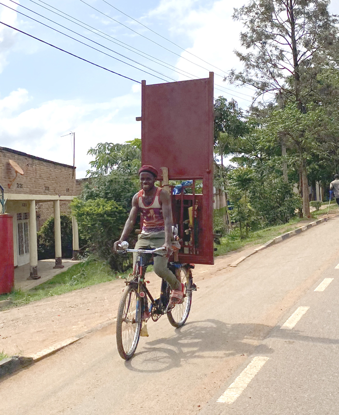 Someone is getting a new piece of furniture delivered. Photo by Melanie Curry/Streetsblog