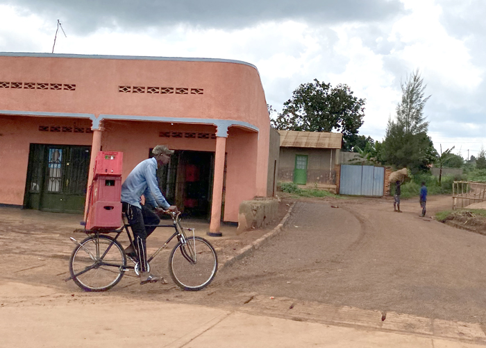 Crates full of bottles. Rwanda. Photo by Melanie Curry/Streetsblog