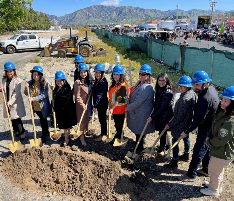 San Fernando Breaks Ground on New Pacoima Wash Walk/Bike Path