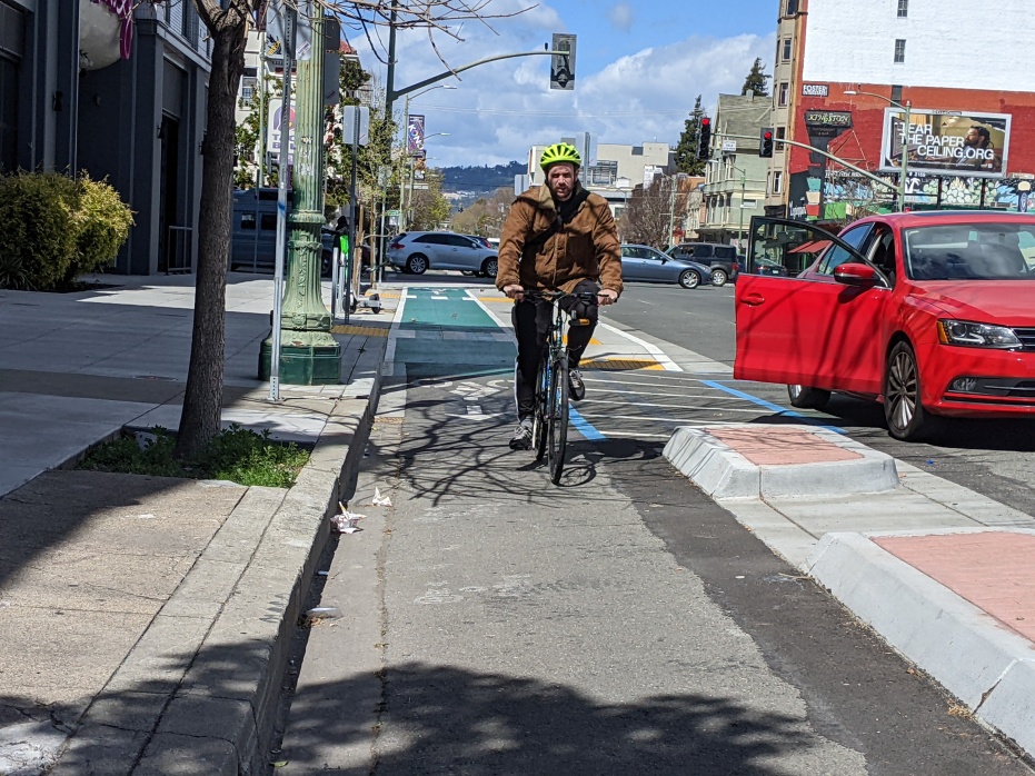 Eyes on the Street: Update on Telegraph, the Protected Bike Lane that Almost Wasn’t