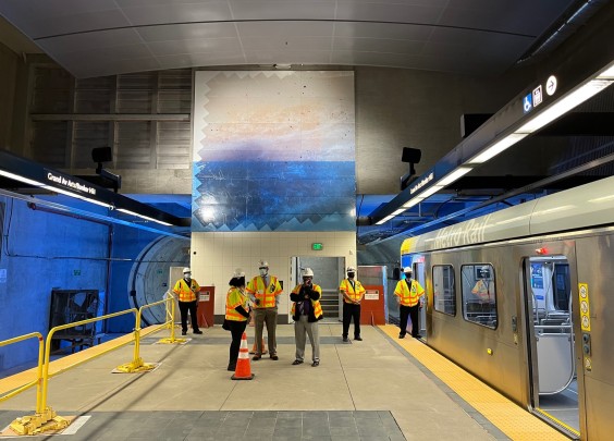 L.A. Metro Posts New Schedules for Regional Connector Service