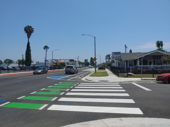 New El Monte Bike Lanes Connect to Transit Station and More
