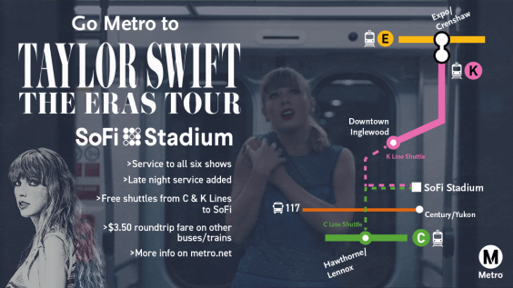 L.A. Excited to Experience the “Taylor Swift Transit Effect”