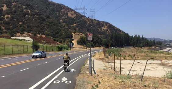 L.A. Looks to Upgrade Forest Lawn Bike Lanes to Protected