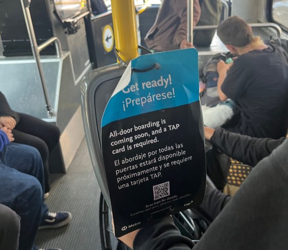 All-Door Boarding Coming Soon to Metro Buses Systemwide