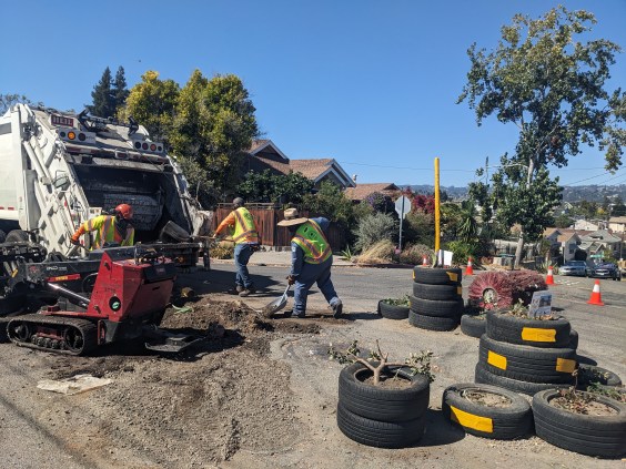 Oakland Rips out Guerrilla Safety Measures Again