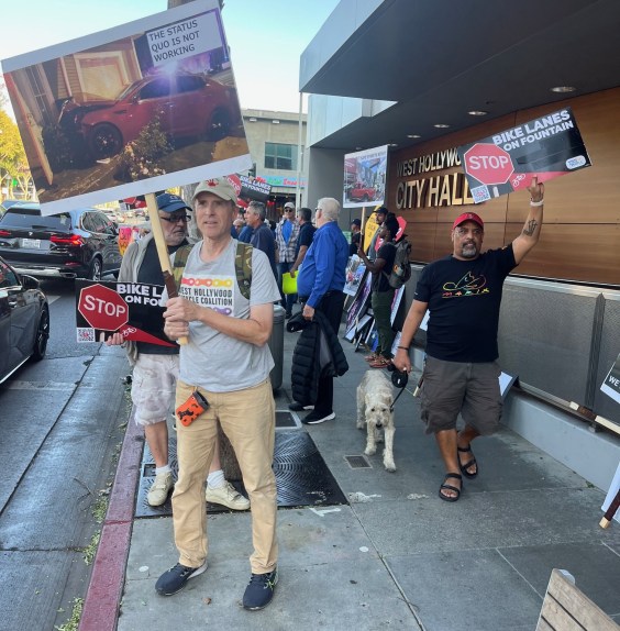 Planned Fountain Avenue Bike Lanes Spark Division in West Hollywood Politics