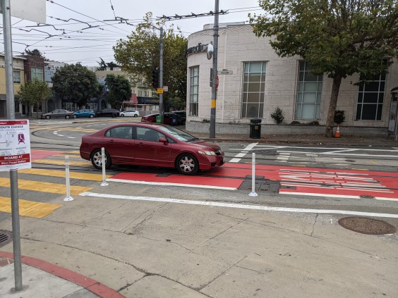 Officials Celebrate Lackluster West Portal Safety Installation