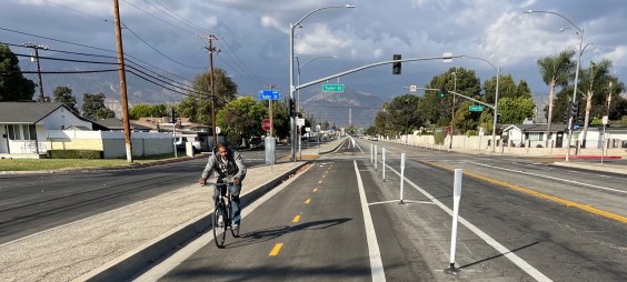 Eyes on the Street: L.A. County’s New Vincent Bikeway Bike Lanes