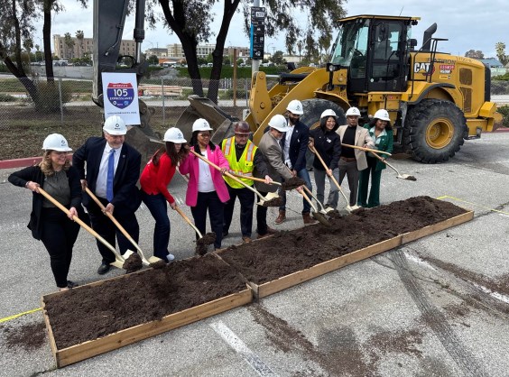 Metro and Caltrans Break Ground on 105 Freeway Expansion