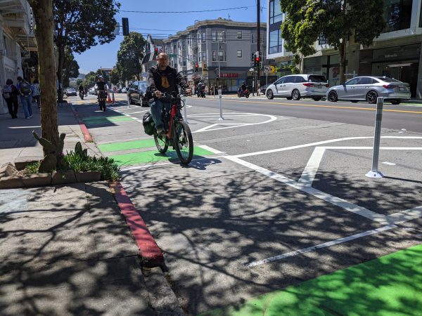 Eyes on the Street: Valencia Curbside Protected Bike Lanes Nearing Completion
