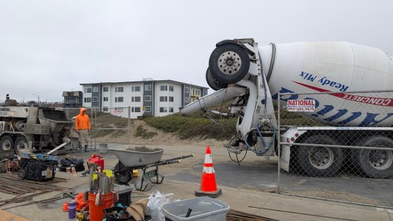Sunset Dunes Update: Concrete  Poured for Sloat Gateway Skate Park