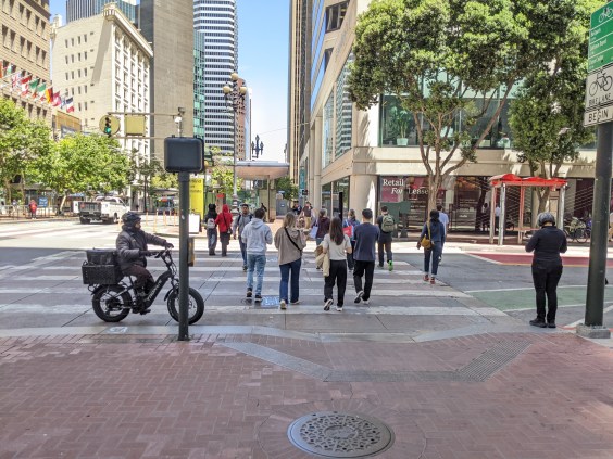 Commentary: Downtown S.F. Rebounds. Must be the Return of Cars to Market Street… oh Wait