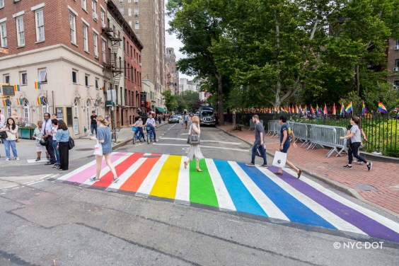 Will Sean Duffy’s Crackdown on Colorful Crosswalks Extend to Conservative-Coded Asphalt Art, Too?