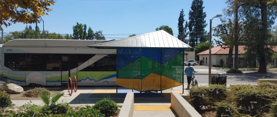 Claremont Adds Eyecatching New Bus Shelters