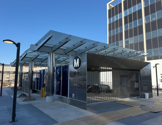 Eyes on the Street: Nearly Completed Wilshire/La Cienega Station in Beverly Hills