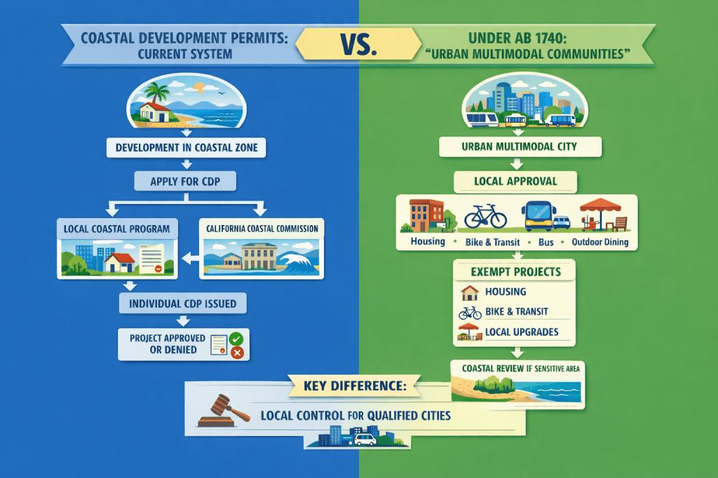California Bill Aims to Modernize Coastal Development Rules in Urban Transit-Rich Cities