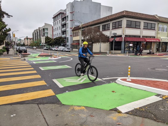 Oakland Celebrates First Protected Intersection in Chinatown