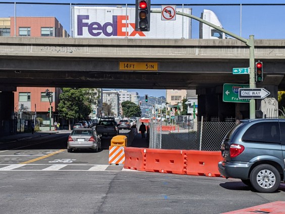 Caltrans Rips out Oakland Bike Lanes