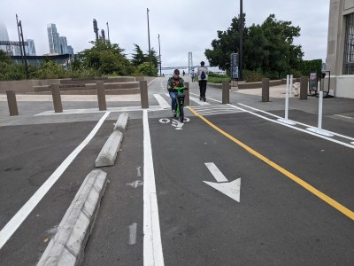 San Francisco Cuts Ribbon on Terry Francois Bikeway