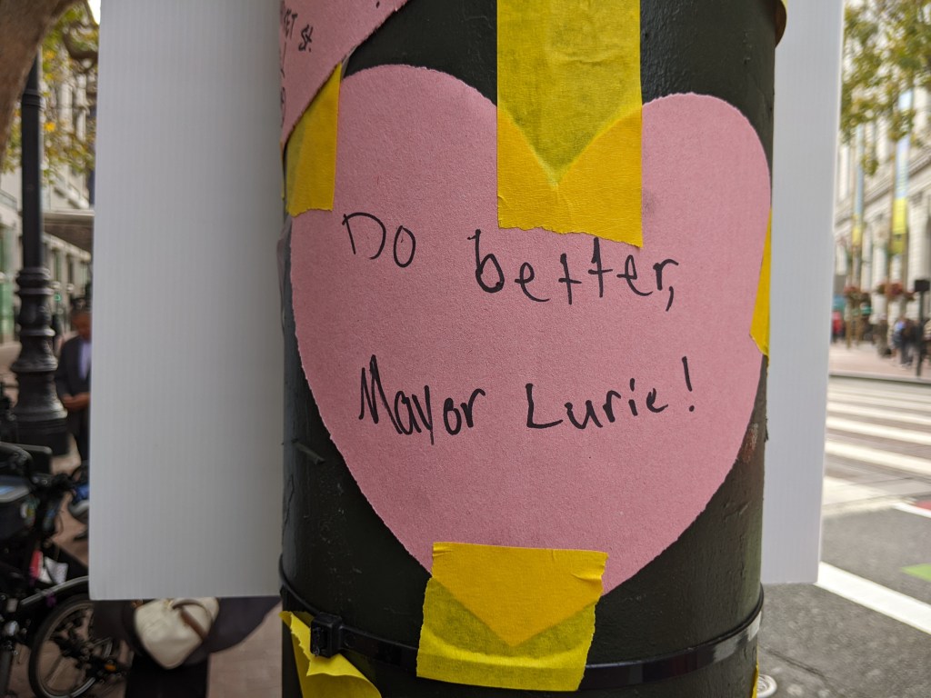 At Vigil, Advocates Demand a Safer Market Street