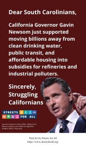 Streets for All Hits Newsom Where It Hurts: His Presidential Ambitions
